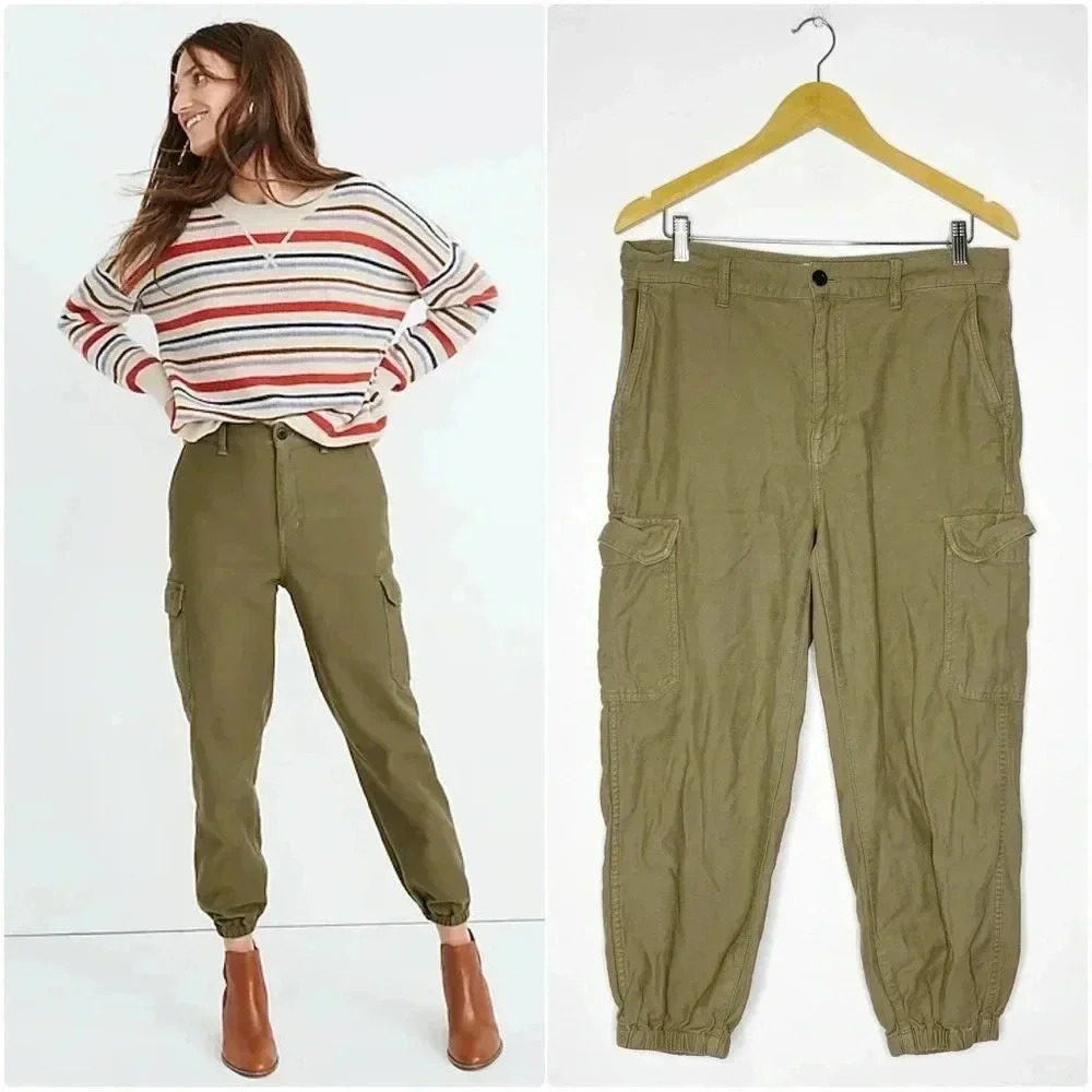 Madewell High-Rise Cargo Fatigue Pants Size 29